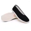 Casual Shoes Men's Traditional Chinese Black Cotton Tai-chi Cloth Old Beijing Sport