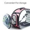 Cat Carriers Transparent Backpack Fashion Pet Bag Carrier For Cats Space Foldable Breathable Travel Outdoor Carry Tr