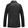 Giacca invernale da uomo in pelle morbida spessa calda giacca in pelle PU maschile Busin cappotti casual uomo Jaqueta Masculinas Plus Size 4XL k04n #