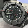 JF Chronograph 26176 Men's Watch 42mm Alloy Titanium Movement 26406 APS 26205 Automatiska designers Time Superclone Mechanical Series Steel Carbon Fiber 991 178