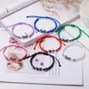 Braccialetti a maglie moda carino farfalla fascino fatto a mano perline di cristallo intrecciate braccialetto regolabile regalo di gioielli per donne ragazze studenti amici