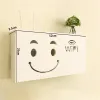 Plugs White Wifi Router Storage Boxes Cable Power Plug Wire Wall Mounted Shelf Storage Rack 1pc