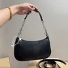 Sac à main de luxe pour femmes, couleur unie, grand logo, matelassé, fermeture éclair, ouvert, sacs à main en cuir, sacs à bandoulière simples et à la mode