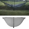 Obozowe meble na świeżym powietrzu Hambing Hammock Anti-Mosquito Bed Net Practical Mosquito Akcesoria (czarny)