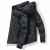 Giacca da trekking con cappuccio da uomo Giacca bomber da esterno Giacca a vento impermeabile 2024 Primavera Autunno Sport Casual Giacche cargo Cappotti da uomo J1NR #