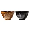 Bowls Wooden Bowl Natural Wood Tableware For Fruit Salad Noodle Rice Soup Kitchen Utensil Dishes Handmade Crafts