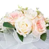 Bouquet de fleurs décoratives pour mariage, Bouquets romantiques et élégants pour fête de la mariée, accessoire de décoration pour la fête des mères