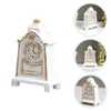 Orologi da tavolo Orologio a pendolo vintage Ornamento Delicata decorazione in miniatura Mini decorazioni per la casa