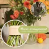 Vases Porte-tiges de fleurs Spirale Ikebana Titulaire Bouquet Bague Arrangeur pour la décoration de mariage DIY Créateur