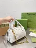 Designer saco matelasse em relevo bostons sacos de couro moda crossbody corrente bolsa de ombro carta padrão em relevo bolsas com zíper