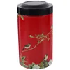 Storage Bottles Tinplate Tea Snack Container Holder Candy With Lid Chinese Style Jar Metal Canister Coffee Bean Airtight
