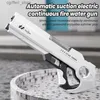 Gun Toys Automatic suction electric water gun high-tech automatic water gun high-capacity game high-pressure water gun240327