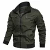 men's Jacket Military Tactical Man Jackets Coat Zipper Cargo Jackets Stand Collar Outwear Cott Windbreaker Tops 2022 New Brand x5qM#