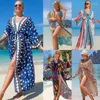 Boho Clothing Cover-ups Cardigan Swimsuit 2024 Vacation Beach Outfits For Women Summer Cotton Fashion Sexy Bikinis Swimwears