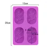 Baking Moulds 1pc Silicone Molds For Soap Making Form Candles Mold Olive Tree Pattern DIY Crafts Supplies