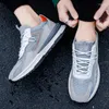 Casual Shoes Thick Bottom Men Sneakers Rubber Hard-Wearing Non-slip Running Fashion Breathable Mesh Mens Platform