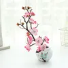 Decorative Flowers Bonsai Silk Artificial Plants Tree Branches With Pot Home Decoration Branch Vases Wedding Room Decorate