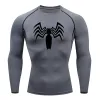 Compri Shirt Herren Lg-Ärmel Sonnenschutz T-Shirt Casual Rundhals Pullover Top Fitn Sports Quick Dry Sportswear 2024 Y8iG #