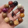 Strand Wooden Beaded Small Hole Bracelet Exquisite Polished Wood Color Ebony Beads String Handheld Live Broadcast