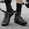 Cykelskor 2024 MTB cykel sneakers Cleat Non-Slip Men's Mountain Cykling Cykel SPD ROAD FOODWEAR SPEED BEACHABLE