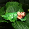 Garden Decorations Resin Baby Figurine Lovely Sculpture Household Desktop Ornament Decor