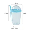 Storage Bottles 1/2/3PCS 400ml Portable Breakfast Cups Oatmeal Cereal Nut Yogurt Salad Cup Container Lunch Bento Bowl Bottle Box