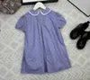Marque designer enfants vêtements filles robes dentelle creuse dentelle design bébé jupe enfant robe taille 110-150 CM robe de princesse 24Mar