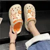 Women Platform Hole Slippers Outdoor Clogs Thick Sandals EVA Nonslip Flip Flops Home Slides Garden Shoes 240326