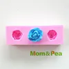 Bakvormen MomPea 0441 Mini Bloemen Siliconen Mal Taart Decoratie Fondant 3D Food Grade DIY Mold