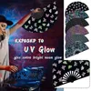 Dekorative Figuren 2024 Männer/Frauen Rave Chinese Folding Hand Fan Kunst Handwerk Tanz Hochzeit Geschenk Dekor Home Party Fest X8a4