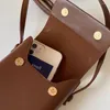 Bag Women Flap Phone Purse PU Leather Satchel Wallet Adjustable Strap Solid Color Female Outdoor Dating