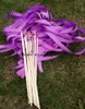 Decorazione per feste Fai da te stile personalizzato Bacchette con nastro macchia viola per (50 pezzi / lotto)