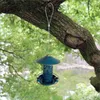 Other Bird Supplies Hang Feeders For Outdoors Birdhouse Feeder Hanging Rainproof Wild Feeding Station With Rope