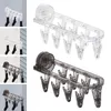 Perchas Ropa plegable Tendedero Rack Organizador con 9 clips Percha de goteo para calcetines de bebé Toallas Sombrero