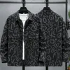 letter Graffiti Denim Jacket Men Plus Size 10XL 11XL Jackets Spring Autumn Hio Hop Streetwear Denim Coats 11XL Big Size Male w4xh#