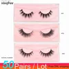 False Eyelashes Free DHL 50 pairs Visofree Eyelashes Mink False Eyelashes Handmade Mink Collection 3D Dramatic Lashes 43 Styles Pink Box Bulk24327