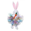 Party Decoration Easter Wreath Hanging Ornament For Cartoon Doll Home