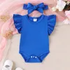 Ensembles de vêtements pour bébés filles, jupe à bretelles, tenue d'été, manches, barboteuse à pois, robe bandeau, 3 pièces