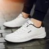 Freizeitschuhe 2024 Herren Sport Leder Leichte Mode Atmungsaktive Laufschuhe Große Boardschuhe