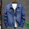 Spring Autumn Nyligen FI Men -skjortor Högkvalitativ retro ons casual denim skjorta män vintage designer Leisure skjortor z3k3#