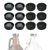 Gläser Growler Cap 12 Stück Bierflaschenverschlüsse 38 mm praktische Dichtungs-Schraubverschlüsse für Glas-Gallonen-Krüge Gallonen-Glas-Ballongläser