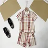 2024 New Baby Designer clothing Summer high quality children's clothing set Boys Girls clothing Children's sportswear size 90cm-150cm h8