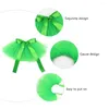 ملابس الكلاب PET MESH Dress Puppy Skirt Gauze Gauze Dreses Party Party Supplies St Patrick's Day