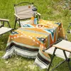 Textiel City Ins Indian Emma kast filt Heminredning Bohemisk campingmatta utomhus bordsduk 160x220 240325