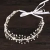 Haarspeldjes Luxe Parel Hoofdband Bloem Tiara Voor Vrouwen Pageant Party Bruids Bruiloft Accessoires Sieraden Wijnstok Haarband Cadeau