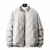 Homens jaqueta de inverno impermeável roupas de beisebol jaqueta de couro falso estofamento cott acolchoado casaco quente grosso vintage casaco c0sP #