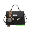 Ky Tote Bags Trusted Luxus-Handtasche aus Leder, fortschrittliche kleine Tasche für Damen, 2024, neue, vielseitige, beliebte Handheld-Muttertasche, einzelne Schulter, Crossbod, mit Logo HB34