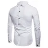 new 2022 Spring Autumn Before And After Exaggerated Unique Double Costumes Men Wearing Lg-sleeved Reversible Dr Shirts Men r0G0#