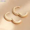 Boucles d'oreilles cerceau SUNSLL Multi petites perles à pois trois tailles élégant plaqué or cercle à la mode pour les femmes fille fête oreille bijoux