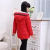 Down Coat 2024Autumn Winter Baby Girls Jacket For Children Kids Hooded Warm Fashion Outerwear Clothes 5-14years